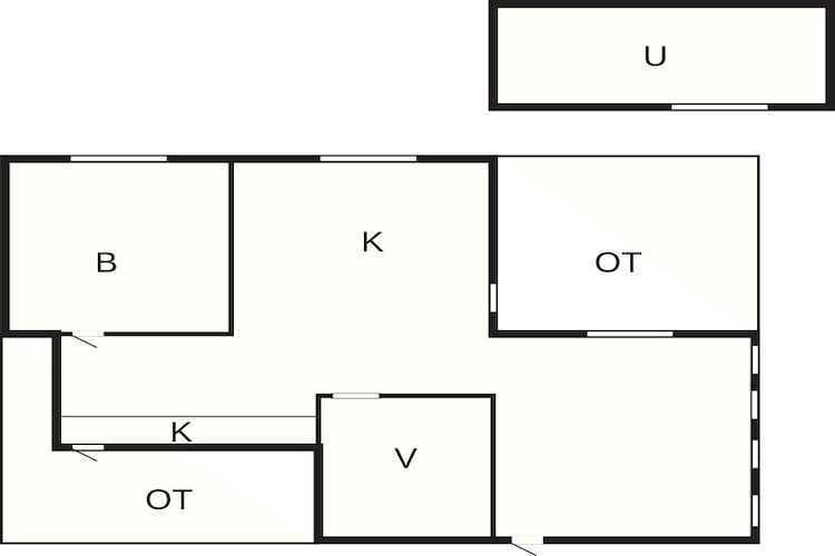 4 person holiday home in Grevinge-By Traum-Floor plan