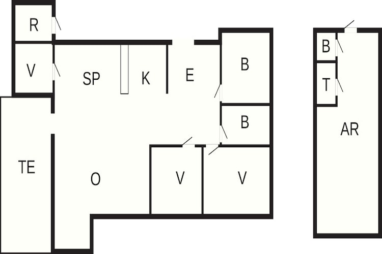 4 sterren vakantie huis in Spøttrup-By Traum-Plattegrond