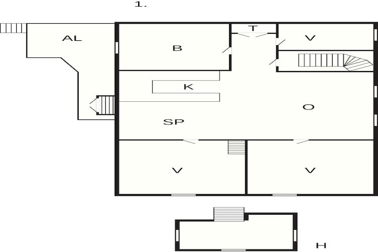 4 sterren vakantie huis in Thisted-By Traum-Plattegrond