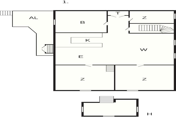 4 sterren vakantie huis in Thisted-By Traum-Plattegrond