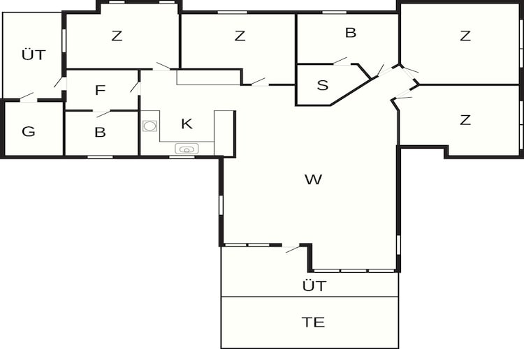 5 sterren vakantie huis in Asnæs-By Traum-Plattegrond