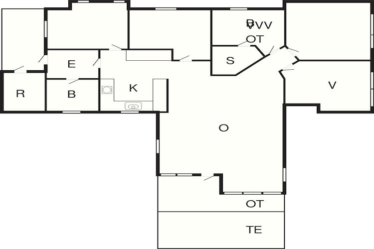 5 Sterne Ferienhaus in Asnæs-By Traum - Grundriss