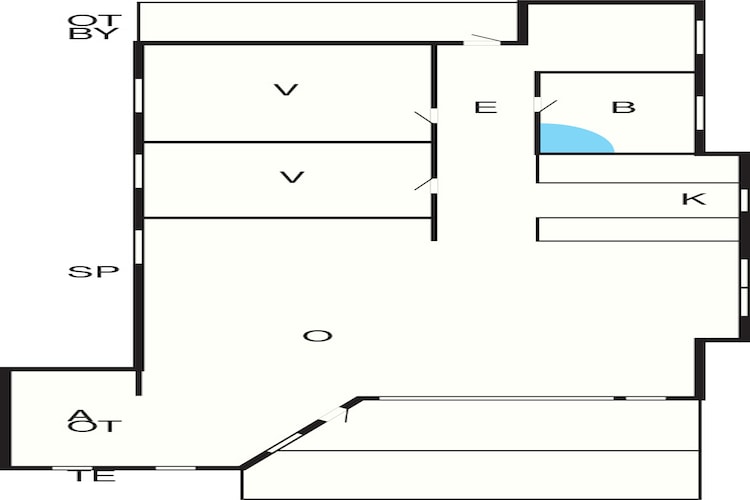 6 Personen Ferienhaus in Nykøbing Sj-By Traum-Grundriss