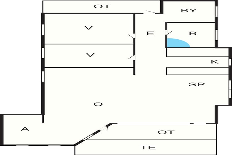 6 persoons vakantie huis in Nykøbing Sj-By Traum-Plattegrond