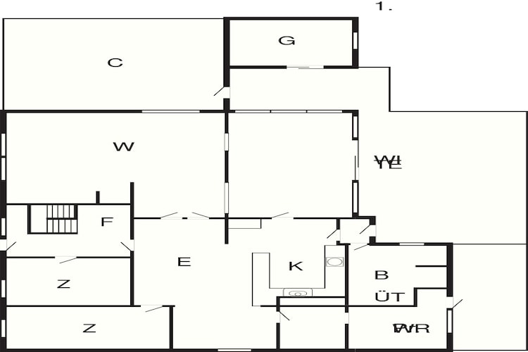 8 persoons vakantie huis in Nykøbing F-By Traum-Plattegrond
