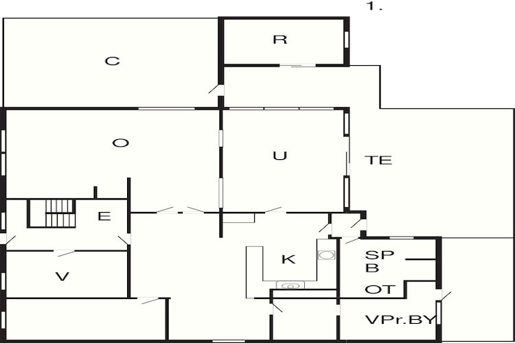 8 persoons vakantie huis in Nykøbing F-By Traum-Plattegrond