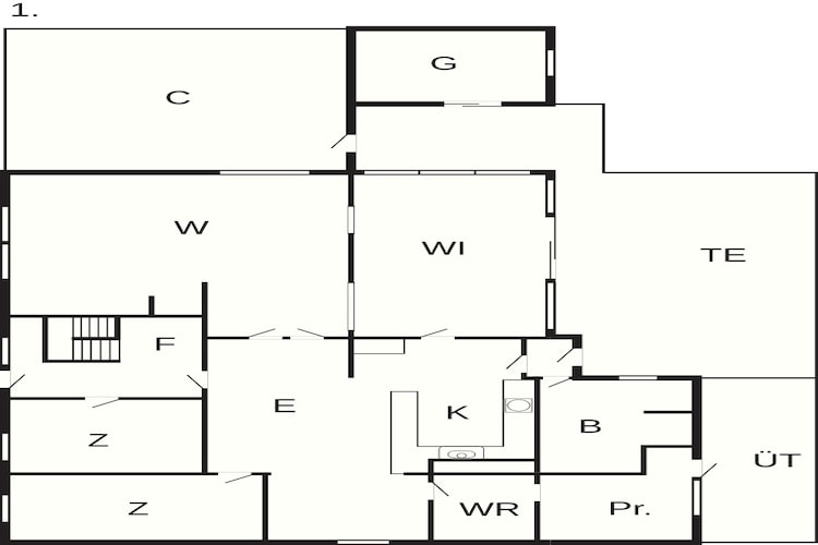 8 persoons vakantie huis in Nykøbing F-By Traum-Plattegrond
