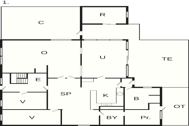 8 persoons vakantie huis in Nykøbing F-By Traum-Plattegrond