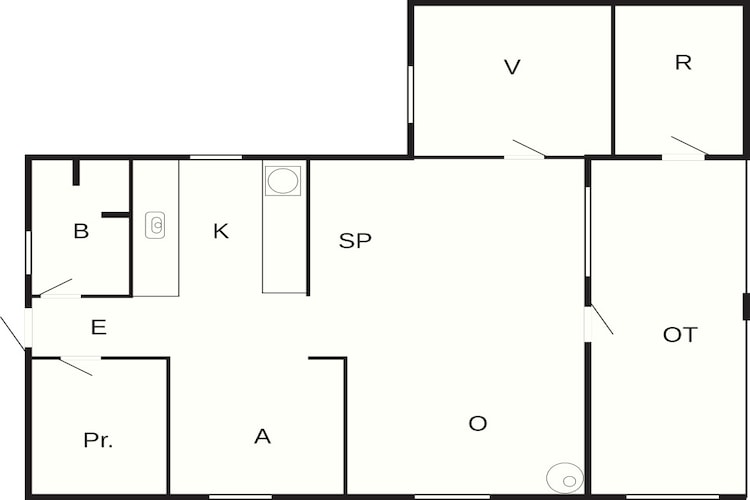 6 persoons vakantie huis in Skibby-By Traum-Plattegrond