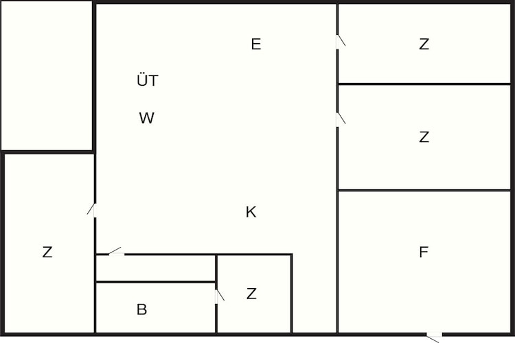 Maison de vacances pour 7 a Fjerritslev-By Traum-Plan d'étage