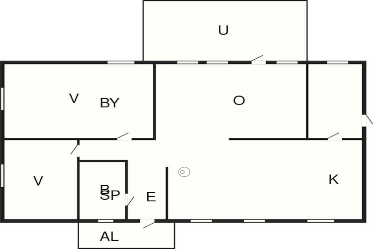 4 Sterne Ferienhaus in LAHOLM-By Traum-Grundriss