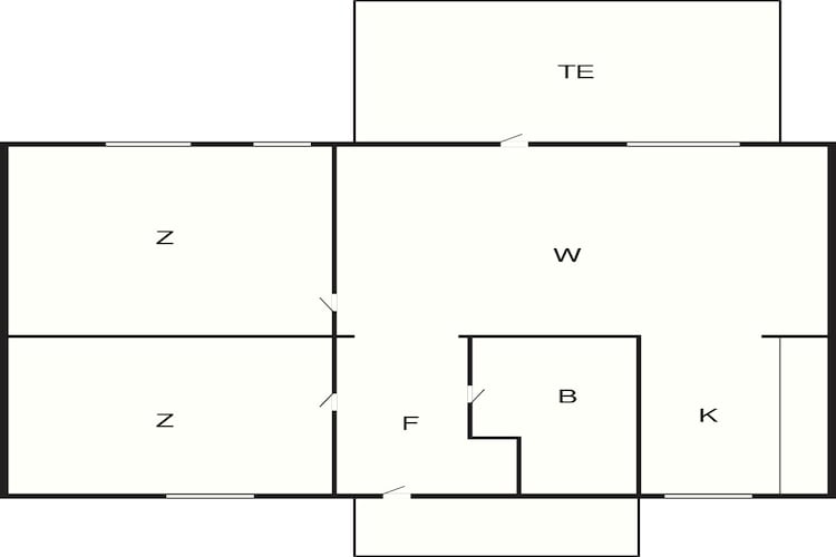 4 Personen Ferienhaus in Borre-By Traum-Grundriss