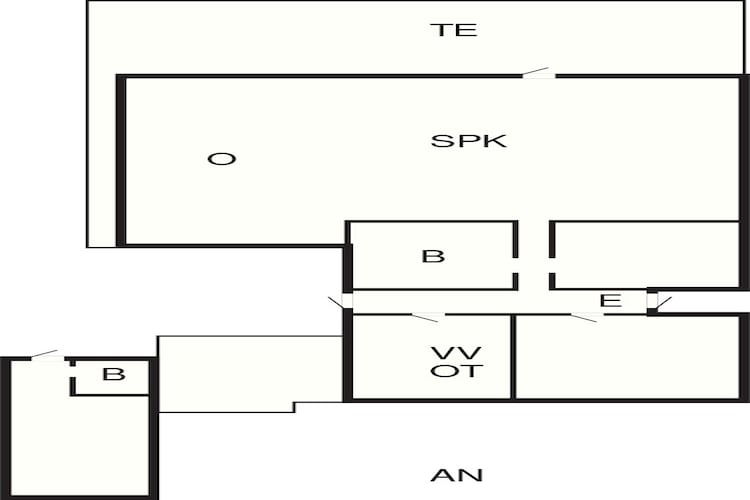 6 Personen Ferienhaus in Struer-By Traum-Grundriss