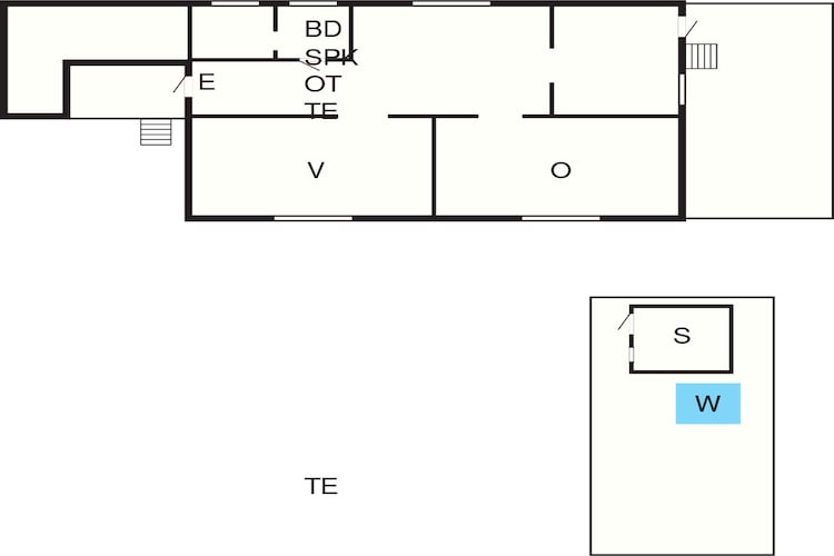 2 person holiday home in ÅBY-By Traum - Floor plan
