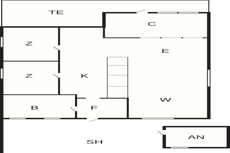 7 persoons vakantie huis in Sjællands Odde-Plattegrond