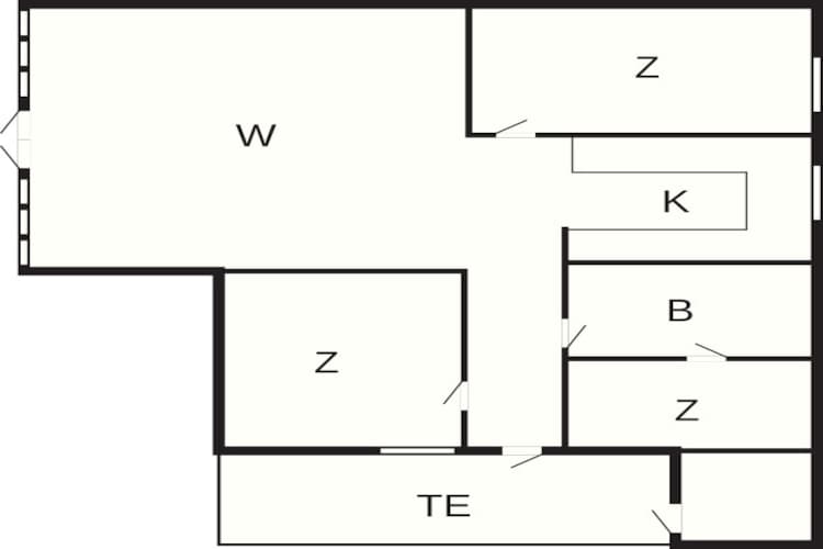 6 persoons vakantie huis in Ålbæk-By Traum - Plattegrond