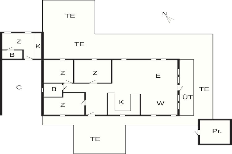 6 persoons vakantie huis in Hejls-By Traum-Plattegrond