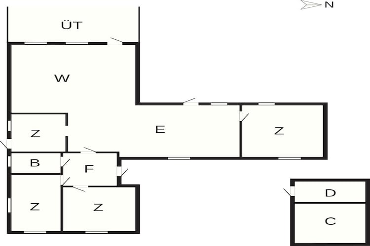 4 sterren vakantie huis in Væggerløse-By Traum-Plattegrond