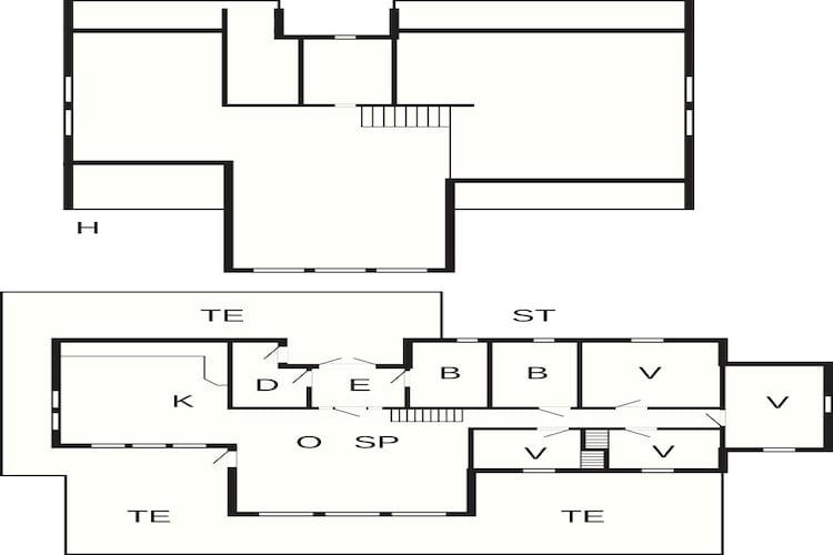 8 persoons vakantie huis in Tjørhom-Plattegrond