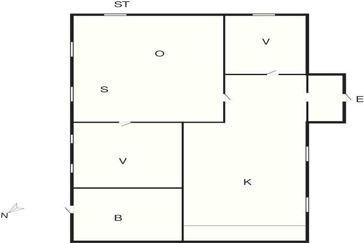 4 Sterne Ferienhaus in tånumshede-By Traum-Grundriss