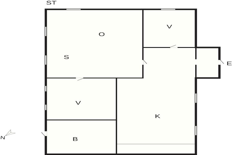 4 Sterne Ferienhaus in tånumshede-By Traum-Grundriss