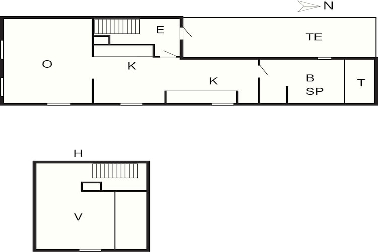 4 person holiday home in Nysted-By Traum-Floor plan
