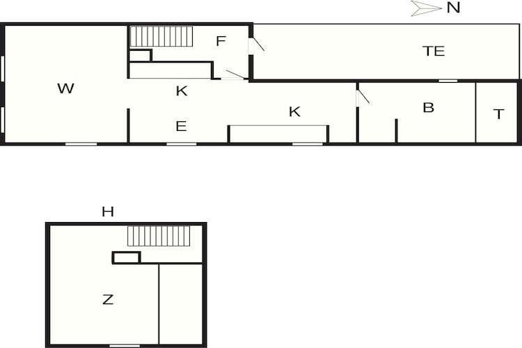 4 person holiday home in Nysted-By Traum-Floor plan