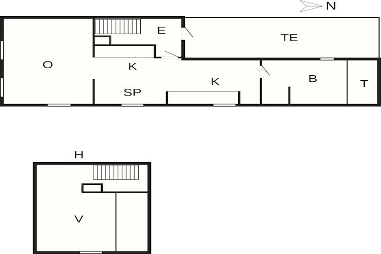 4 persoons vakantie huis in Nysted-By Traum-Plattegrond