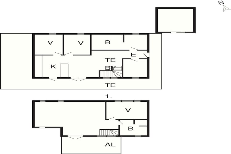 4 etoiles maison de vacances a Humble-By Traum-Plan d'étage