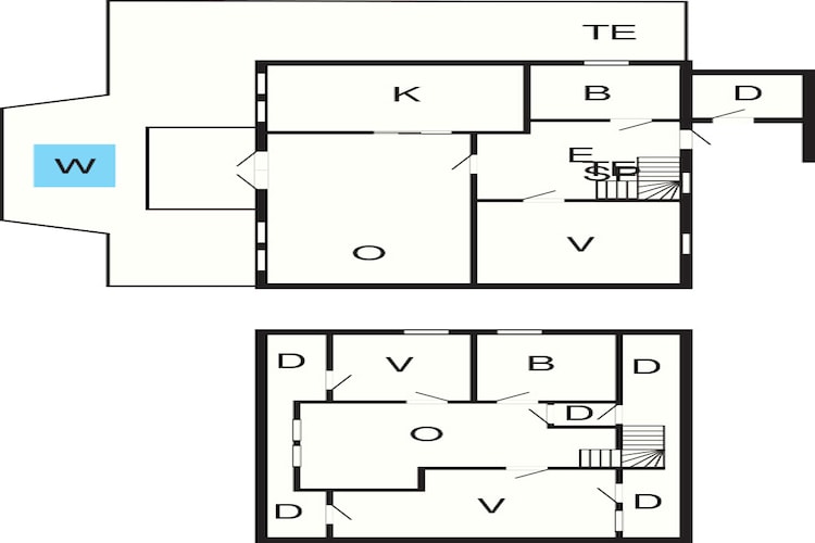Maison de vacances pour 8 a Masfjordnes-By Traum-Plan d'étage