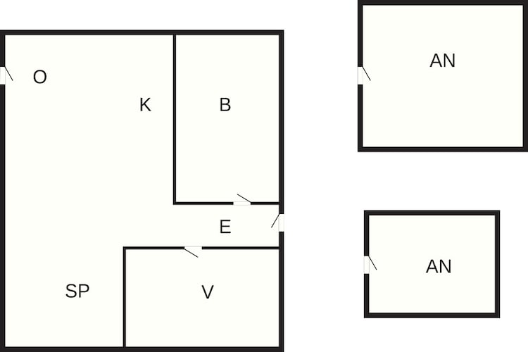 6 person holiday home in Bogense-By Traum-Floor plan