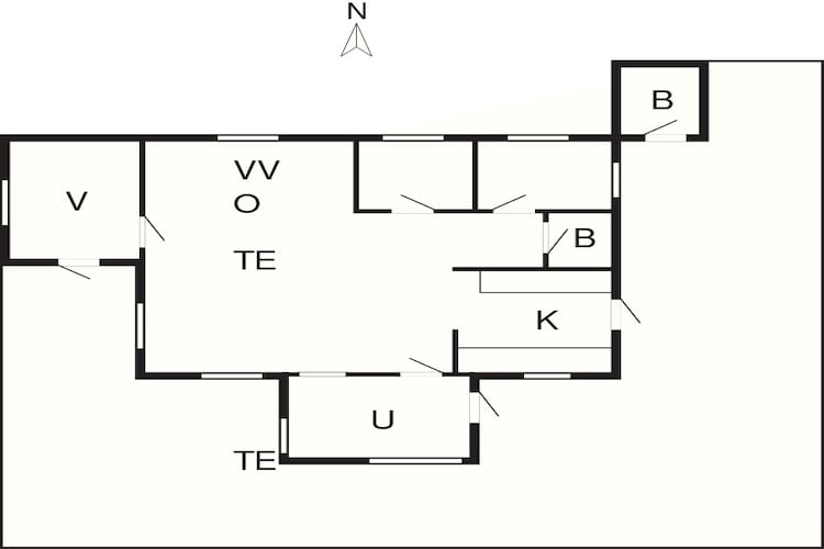 6 Personen Ferienhaus in Struer-By Traum-Grundriss