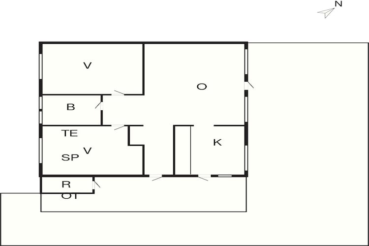 4 Sterne Ferienhaus in Aabenraa-By Traum-Grundriss