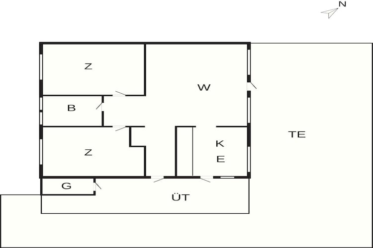 4 sterren vakantie huis in Aabenraa-By Traum-Plattegrond