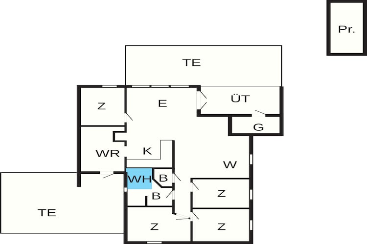 4 sterren vakantie huis in Hejls-By Traum-Plattegrond