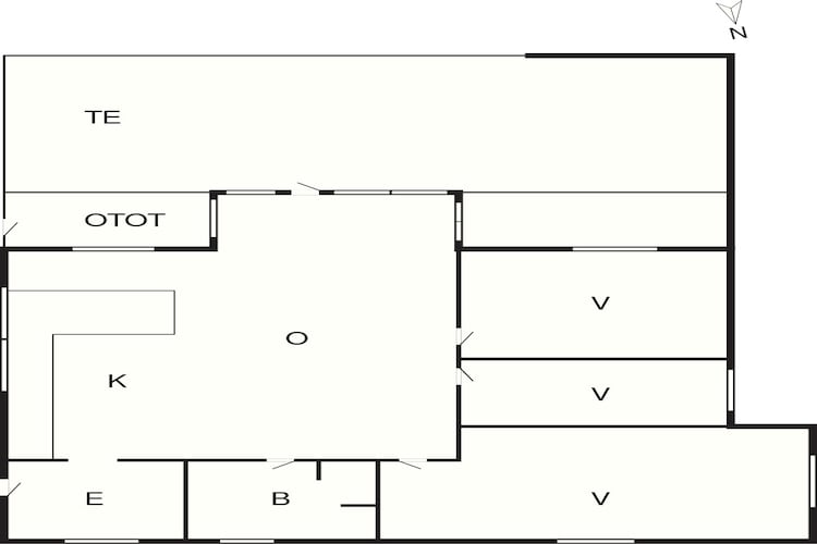 4 Sterne Ferienhaus in Hals-By Traum-Grundriss