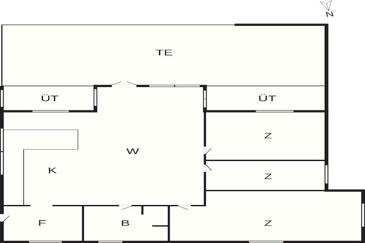 4 etoiles maison de vacances a Hals-By Traum-Plan