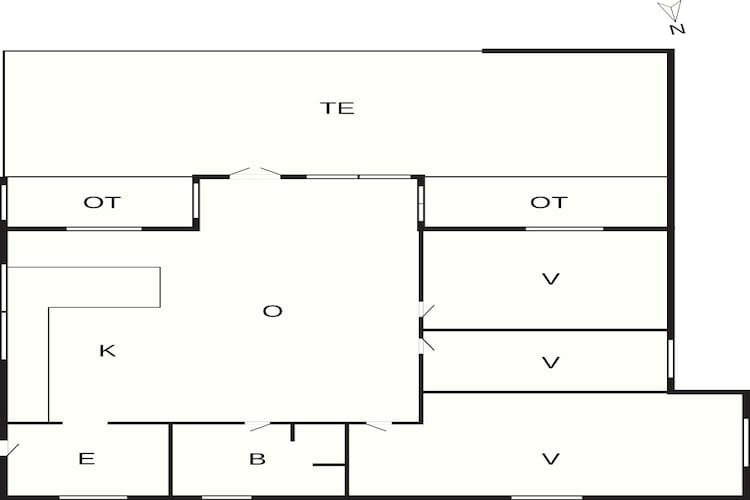 4 etoiles maison de vacances a Hals-By Traum-Plan