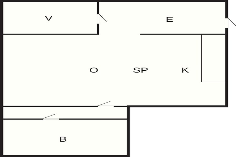3 persoons vakantie huis in Flatraket-By Traum-Plattegrond