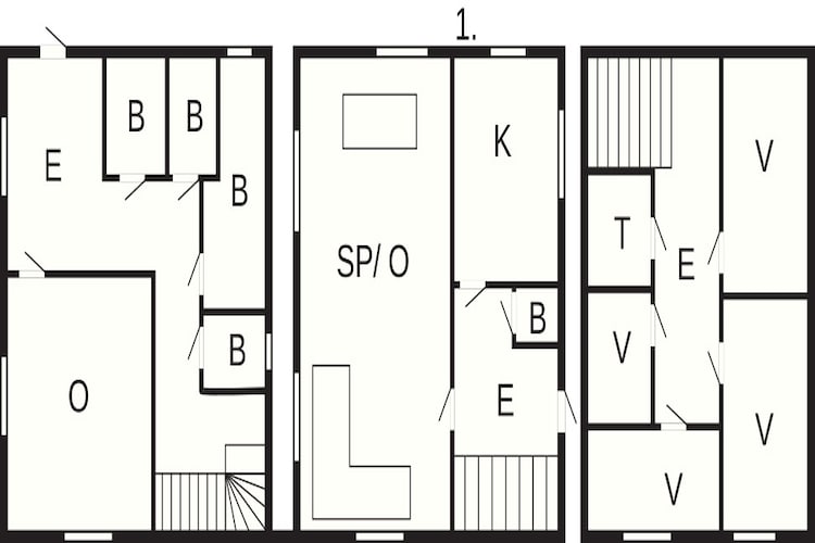 8 person holiday home in Flatraket-By Traum-Floor plan