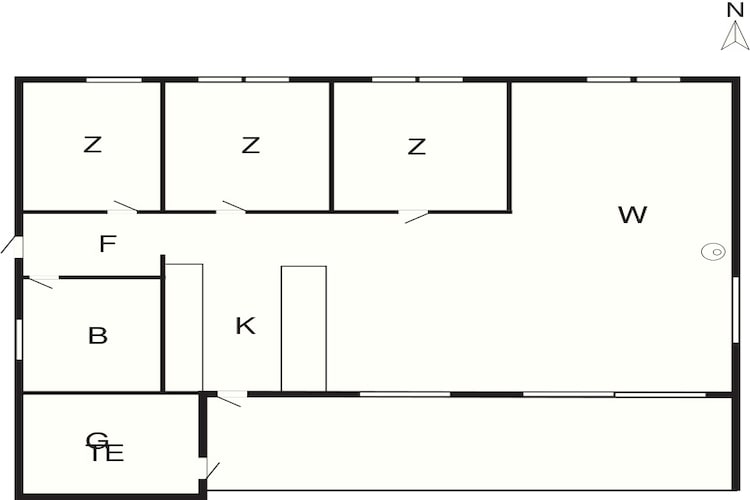 7 person holiday home in Nexø-By Traum-Floor plan