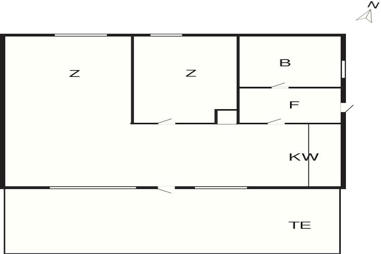 5 person holiday home in Nexø-By Traum-Floor plan