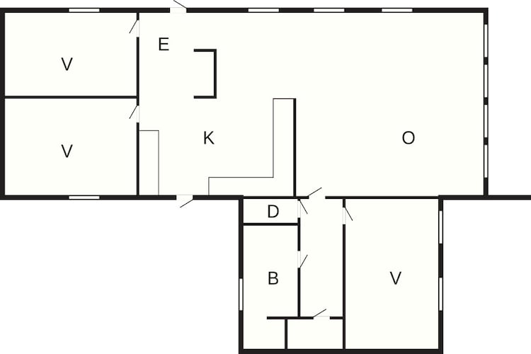 4 etoiles maison de vacances a Blokhus-By Traum-Plan d'étage