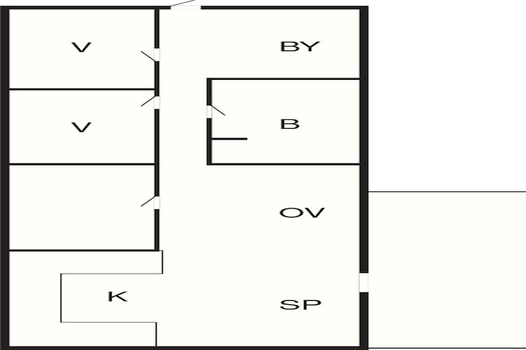 5 Personen Ferienhaus in Toftlund-By Traum-Grundriss