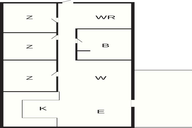5 persoons vakantie huis in Toftlund-By Traum-Plattegrond