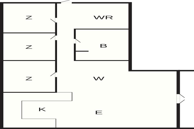 5 persoons vakantie huis in Toftlund-By Traum - Plattegrond