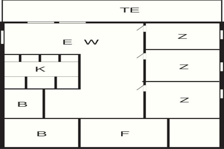 Maison de vacances pour 6 a Dalsøyra-By Traum - Plan