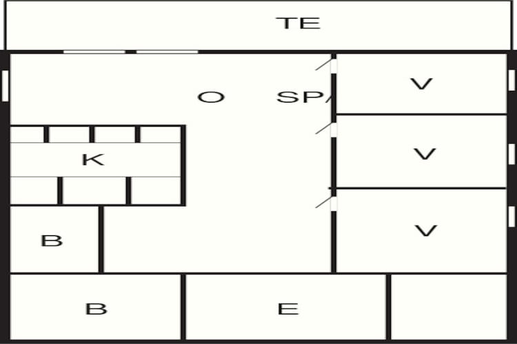 Maison de vacances pour 6 a Dalsøyra-By Traum - Plan