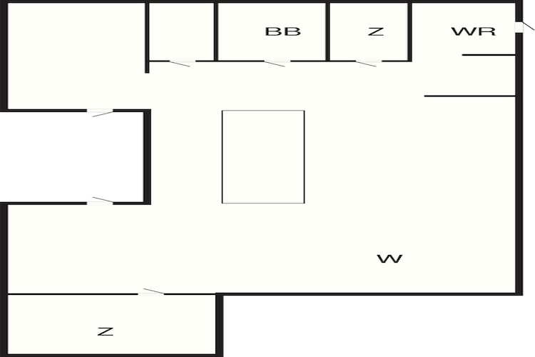 4 etoiles maison de vacances a Hvide Sande-Plan d'étage