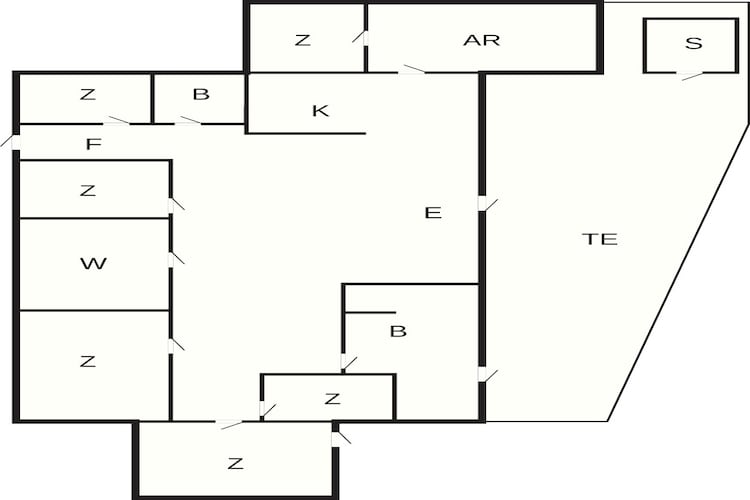 5 sterren vakantie huis in Øster Assels-By Traum-Plattegrond